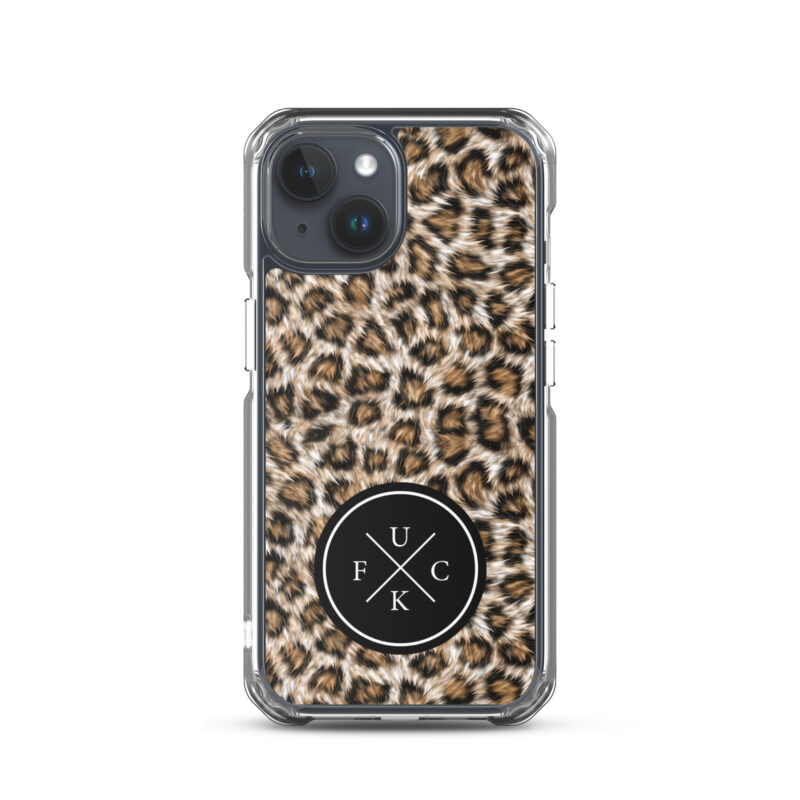 FCK Logo Brown Leopard iPhone Mobilskal - Bild 37