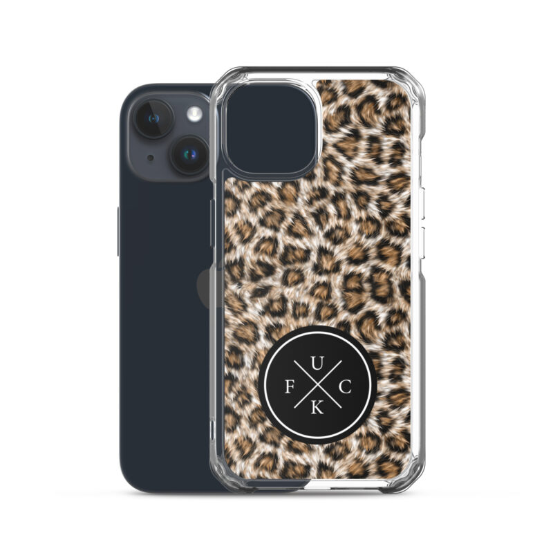 FCK Logo Brown Leopard iPhone Mobilskal - Bild 38