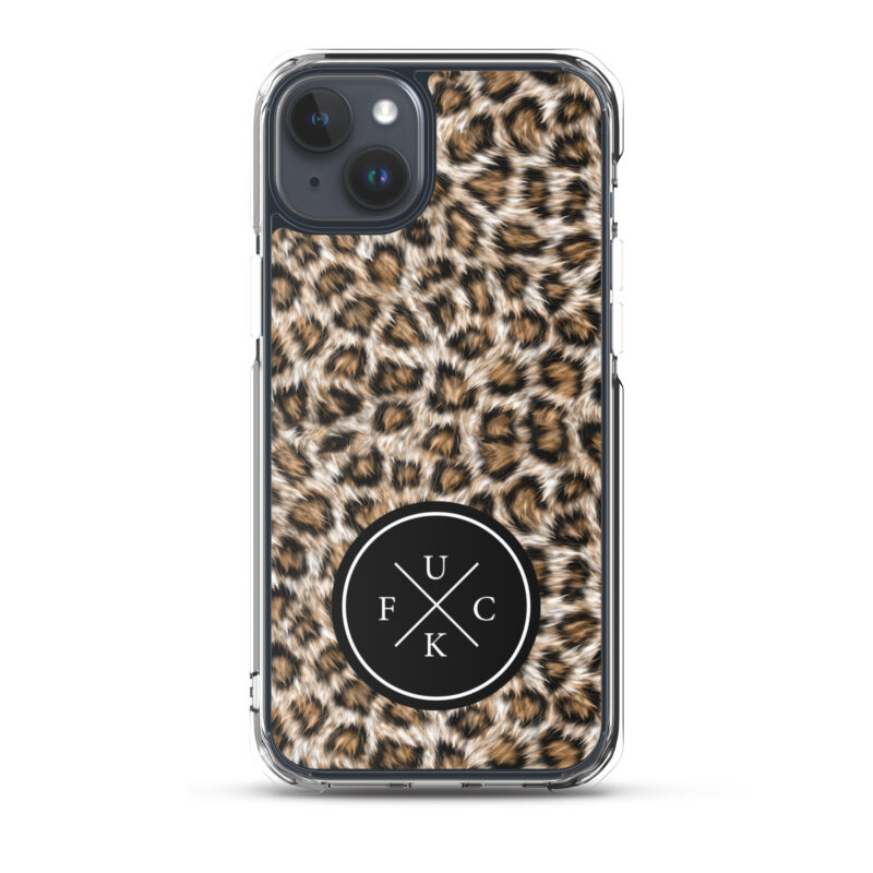 FCK Logo Brown Leopard iPhone Mobilskal - Bild 32