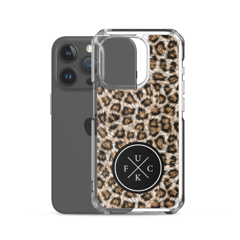 FCK Logo Brown Leopard iPhone Mobilskal - Bild 36