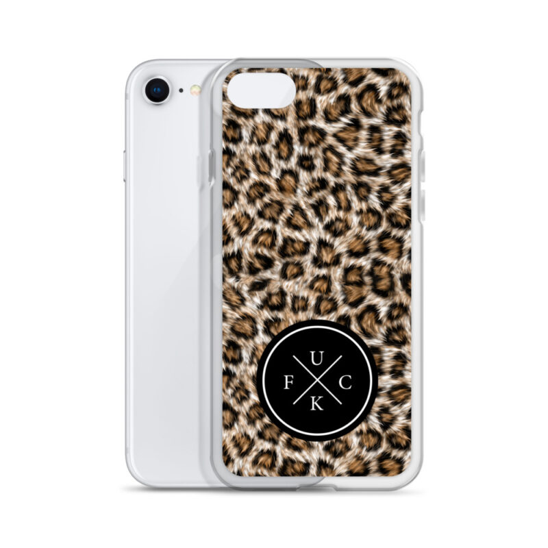 FCK Logo Brown Leopard iPhone Mobilskal - Bild 42