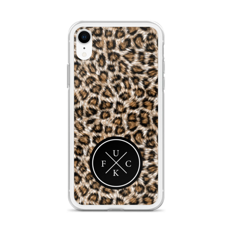 FCK Logo Brown Leopard iPhone Mobilskal - Bild 49