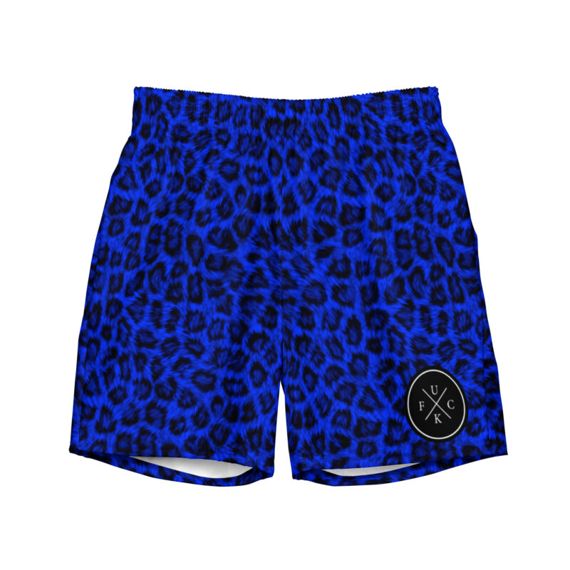 FCK Logo Blue Leopard Badshorts - Bild 6