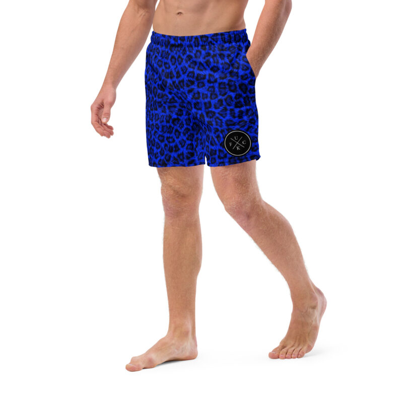 FCK Logo Blue Leopard Badshorts - Bild 4