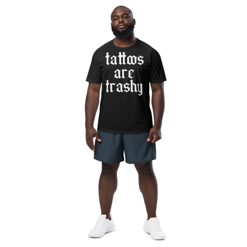 Tattoos Are Trashy Jersey Svart - Bild 3