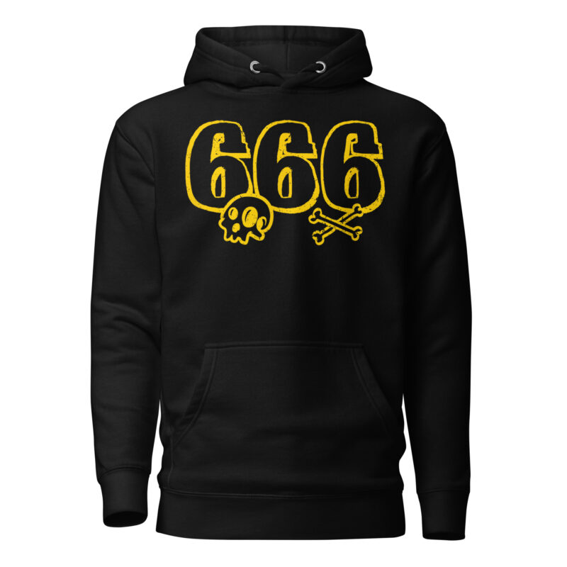 666 Skull Hoodie