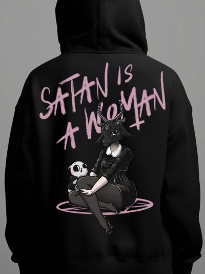 Satan Is A Woman Zip Hoodie