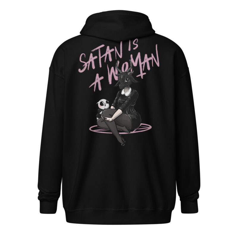 Satan Is A Woman Zip Hoodie