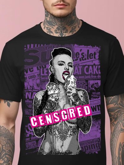 Censored T-shirt Svart