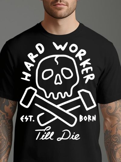 Hard Worker T-shirt Svart