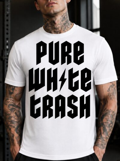 Pure White Trash T-shirt Vit