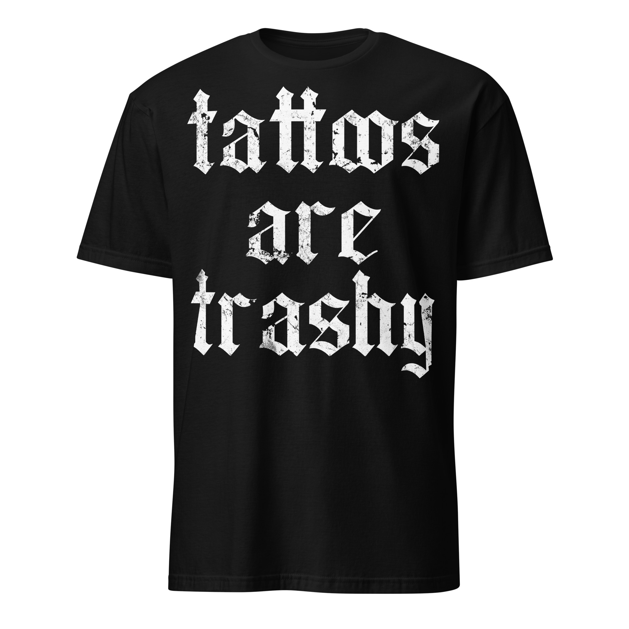 Tattoos Are Trashy T-shirt Svart - Bild 2