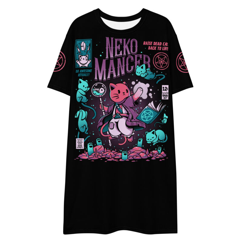 Nekomancer T-shirt Klänning - Bild 6