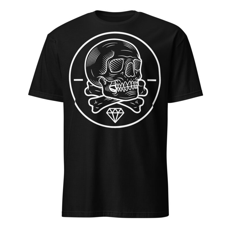 Skull Diamond T-shirt Svart