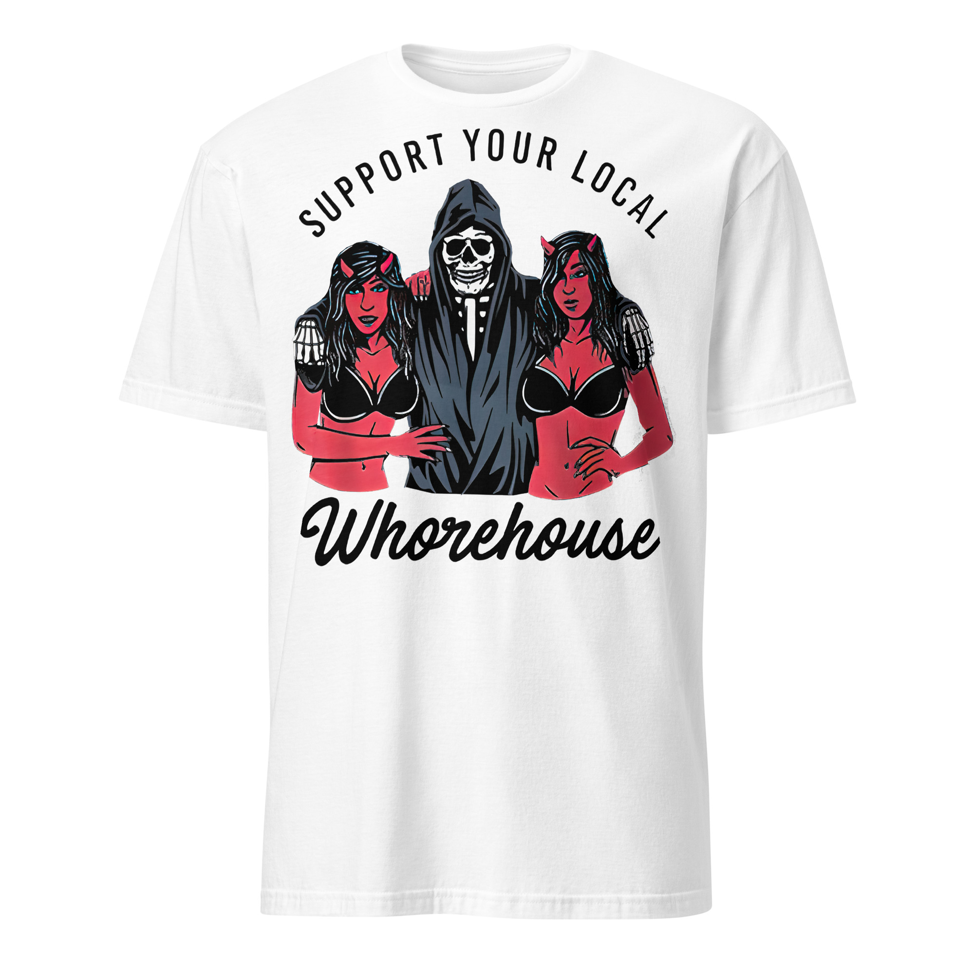 Local Whorehouse T-shirt Vit