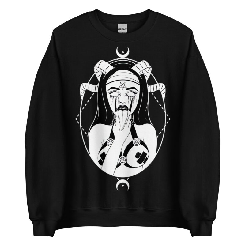 Macabre Nun Sweatshirt