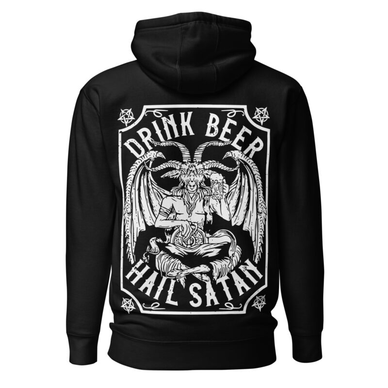 Drink Beer Baphomet Hoodie