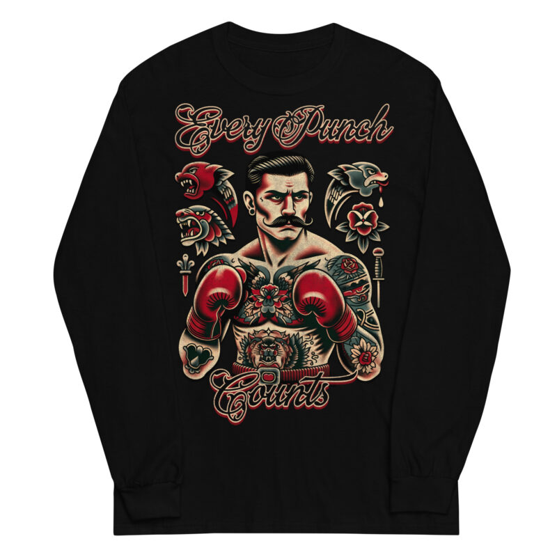 Every Punch Counts Långärmad T-shirt