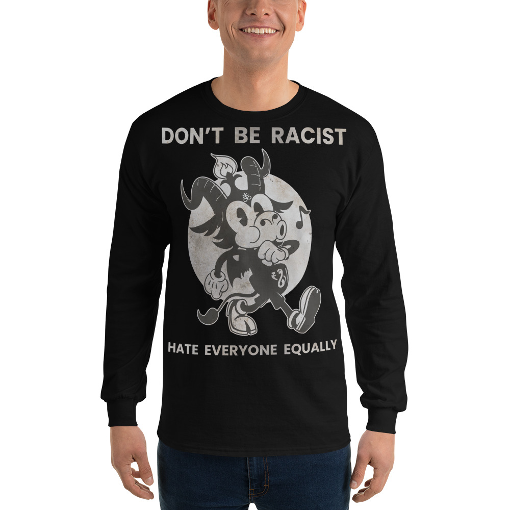 Don't Be Racist Långärmad T-shirt - Bild 3