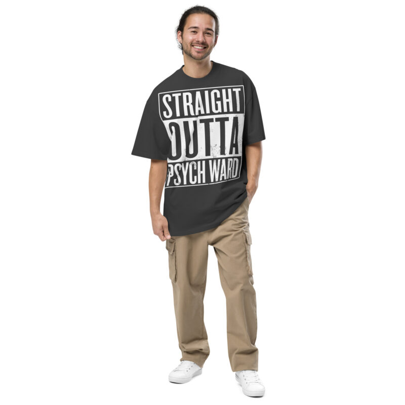 Straight Outta Psych Ward Oversize T-shirt - Bild 3