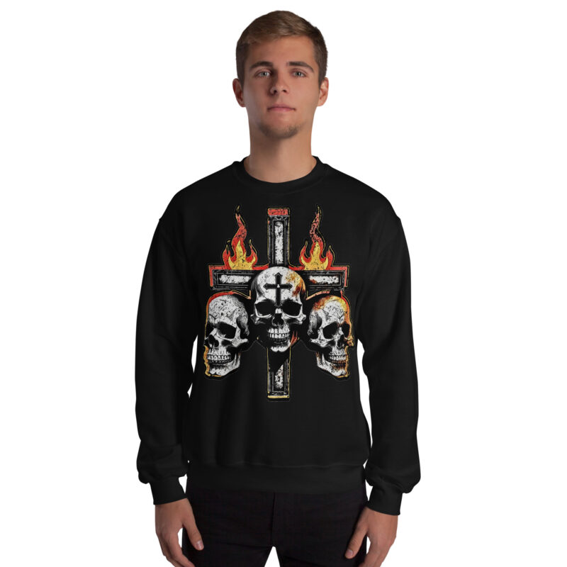 Skull Cross Sweatshirt - Bild 2