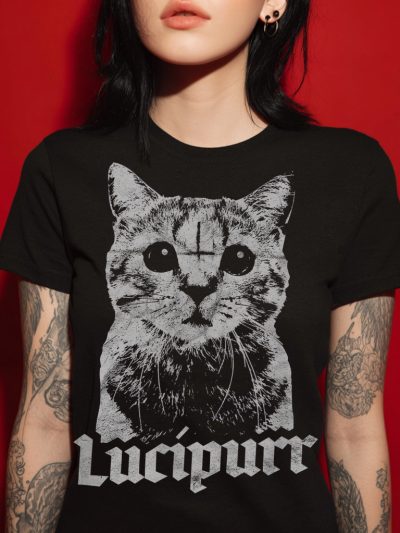 Satanic Lucipurr Women's T-shirt
