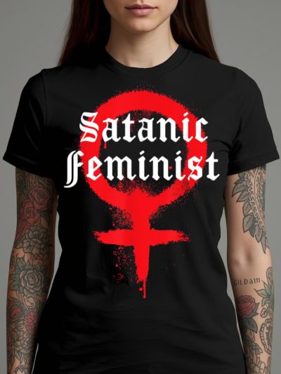 Satanic Feminist Women's T-shirt