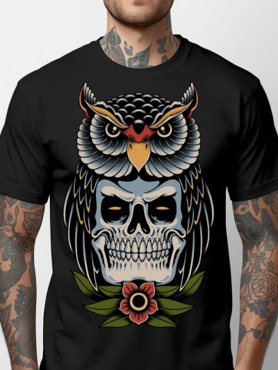 Owl Skull T-shirt