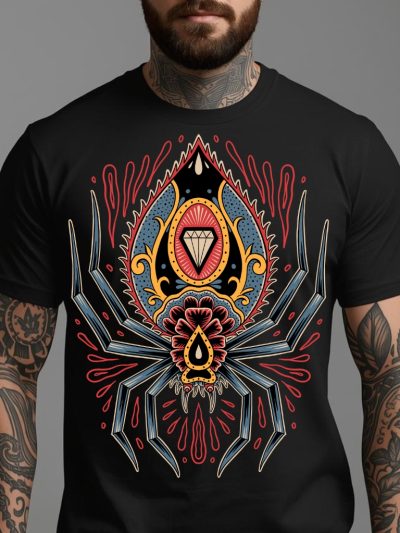 Spider Tattoo T-shirt