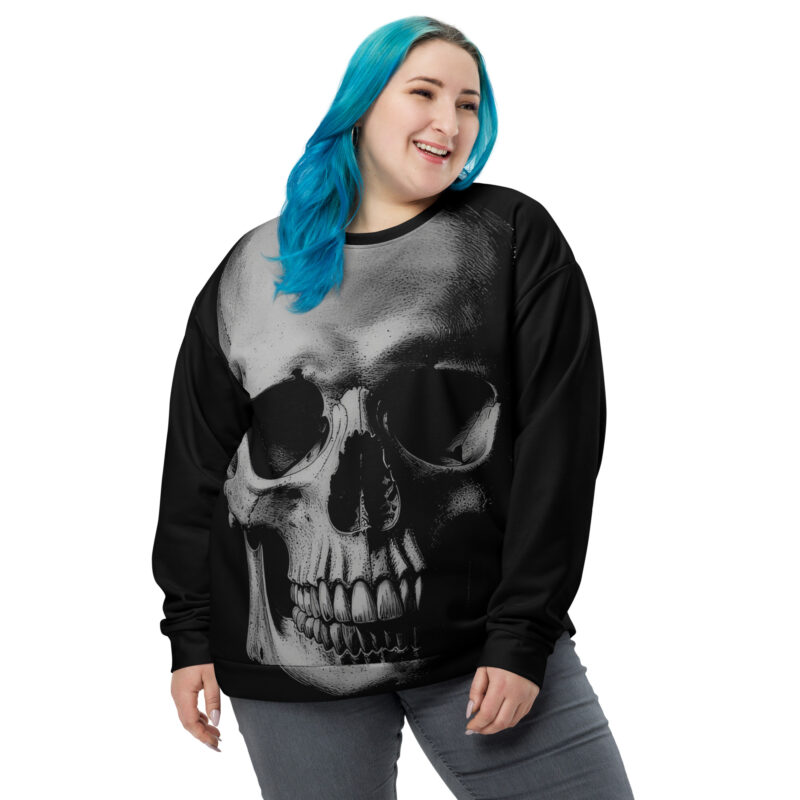 Realistic Skull Premium Sweatshirt - Bild 5