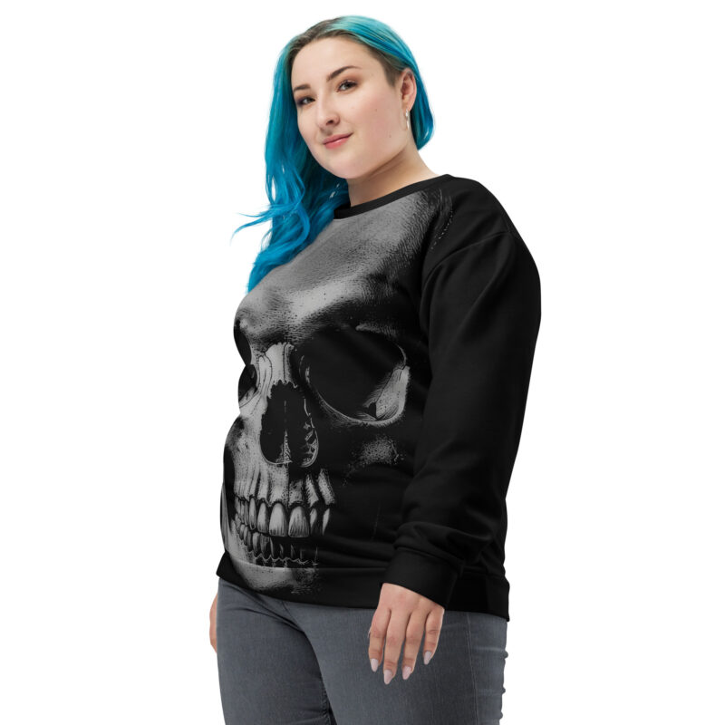 Realistic Skull Premium Sweatshirt - Bild 6