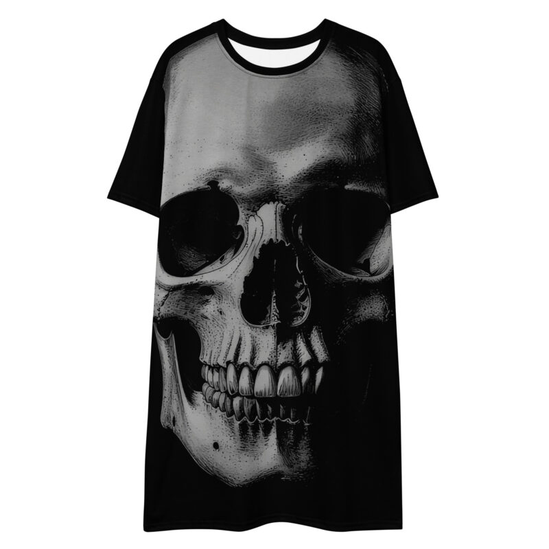 Realistic Skull T-shirt Klänning - Bild 2