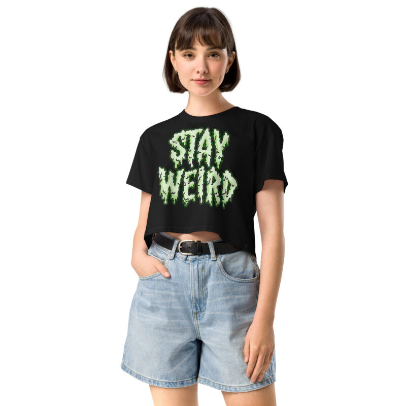 Stay Weird Crop Top - Bild 2