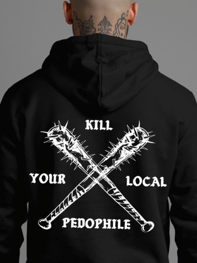 Local Pedophile Hoodie [Ryggtryck]
