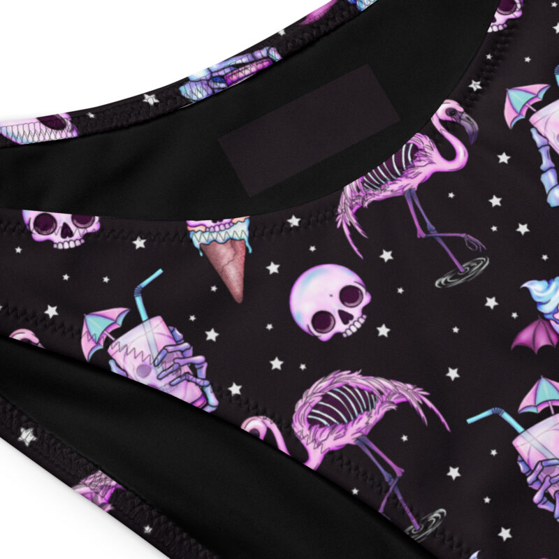 Gothic Beach Black Bandeau Bikini - Bild 3