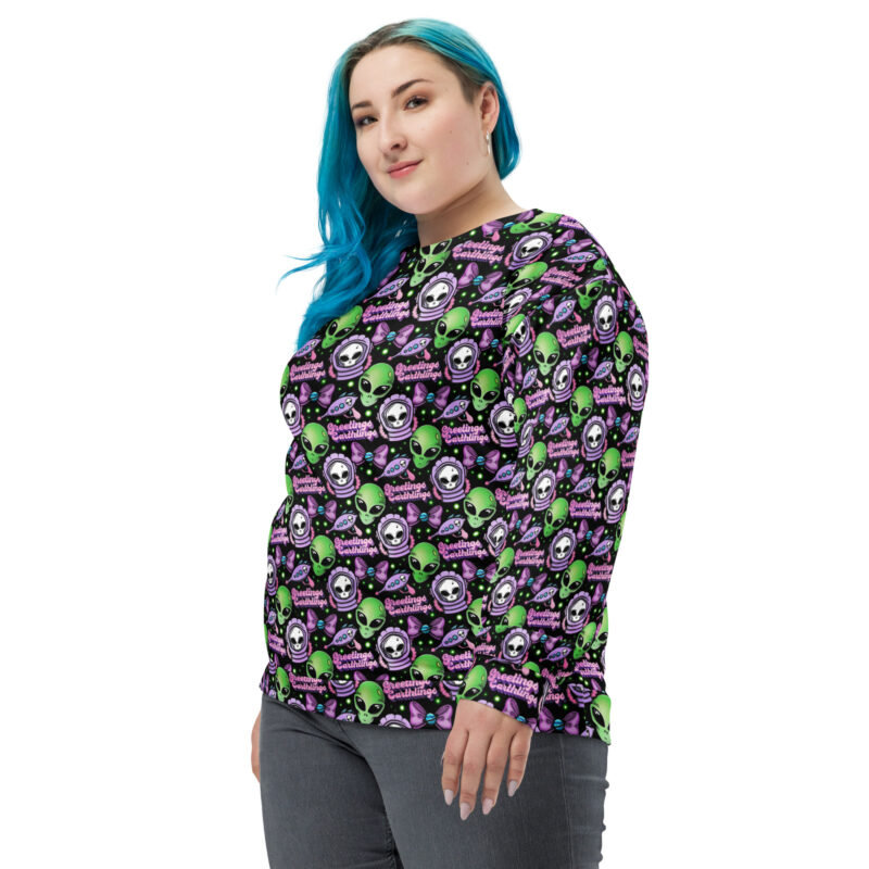 Space Babe Premium Sweatshirt - Bild 6