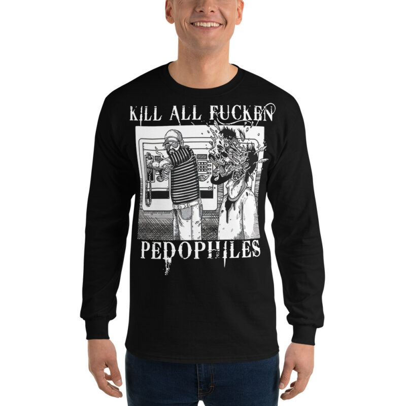 Kill All Pedophiles Långärmad T-shirt - Bild 2