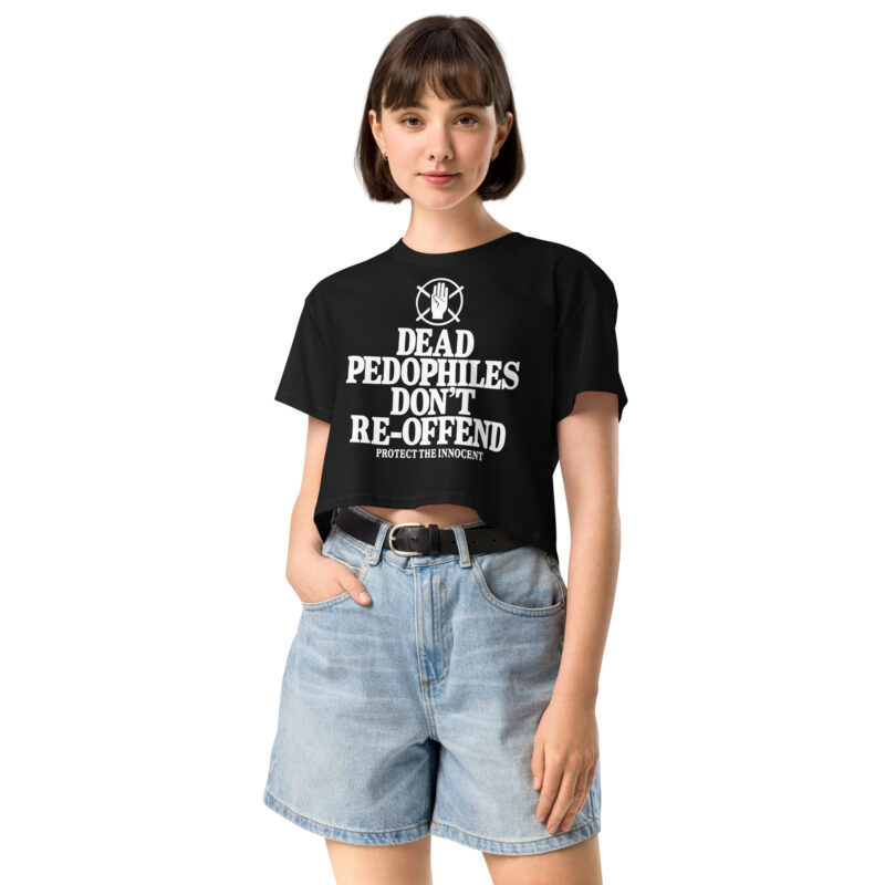 Dead Pedophiles Crop Top - Bild 3