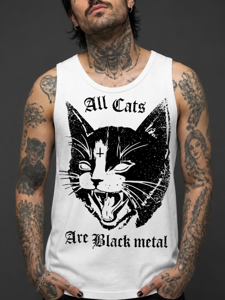All Cats Are Black Metal Linne