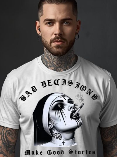 Bad Decisions T-shirt Vit