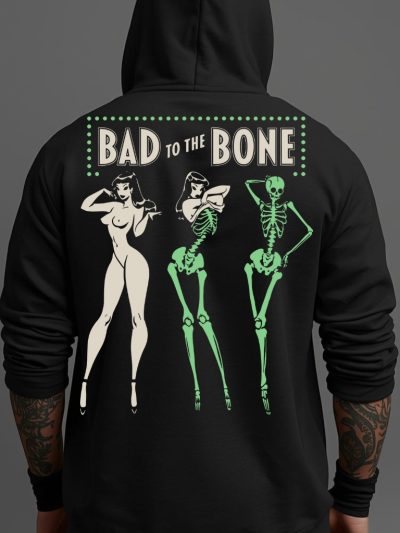 Bad To The Bone Zip Hoodie
