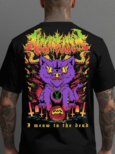 Meow To The Dead T-shirt [Ryggtryck]