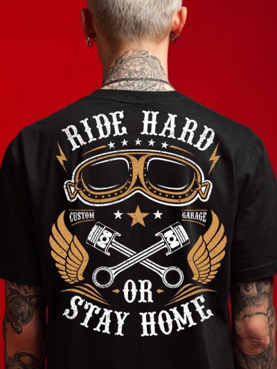 Ride Hard T-shirt [Ryggtryck]