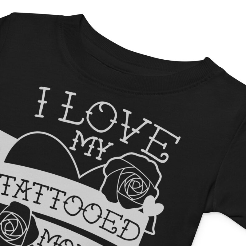 Tattooed Mommy Baby T-shirt Svart - Bild 2