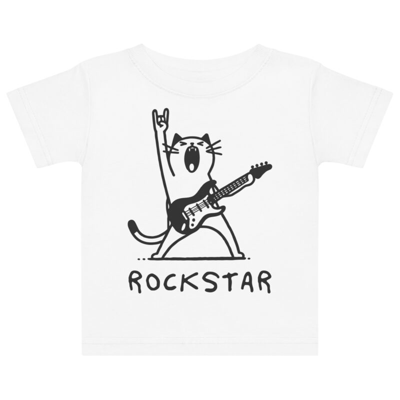 Rockstar Baby T-shirt Vit