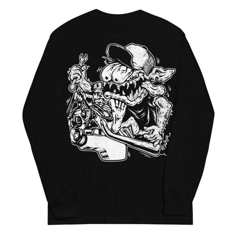 Mechanic Monster Långärmad T-shirt