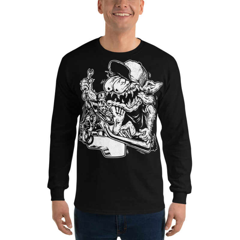 Mechanic Monster Långärmad T-shirt - Bild 2