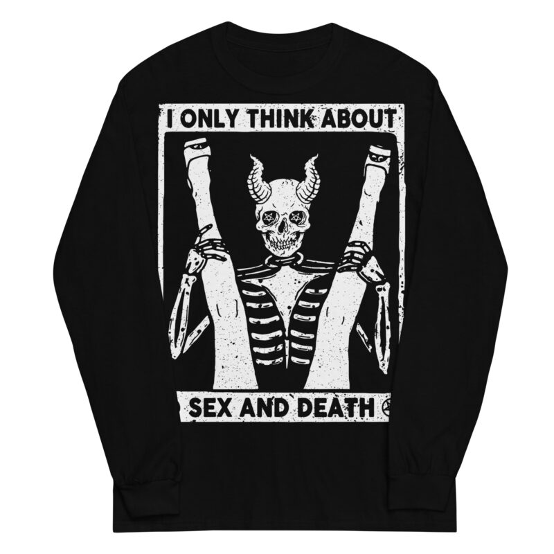 Sex And Death Långärmad T-shirt