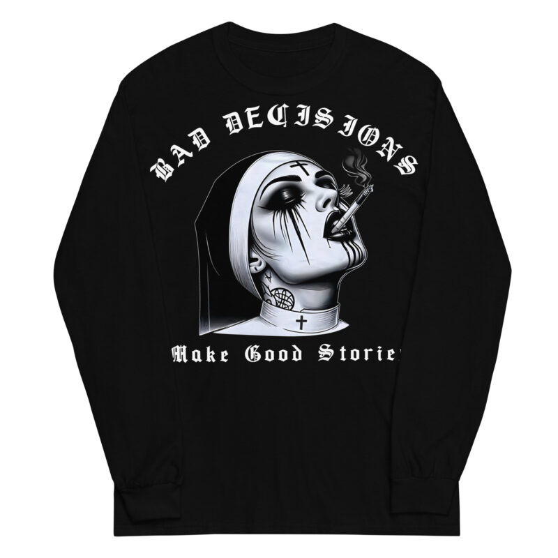 Bad Decisions Långärmad T-shirt Svart