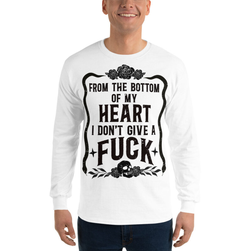I Don't Give A Fuck Långärmad T-shirt - Bild 2